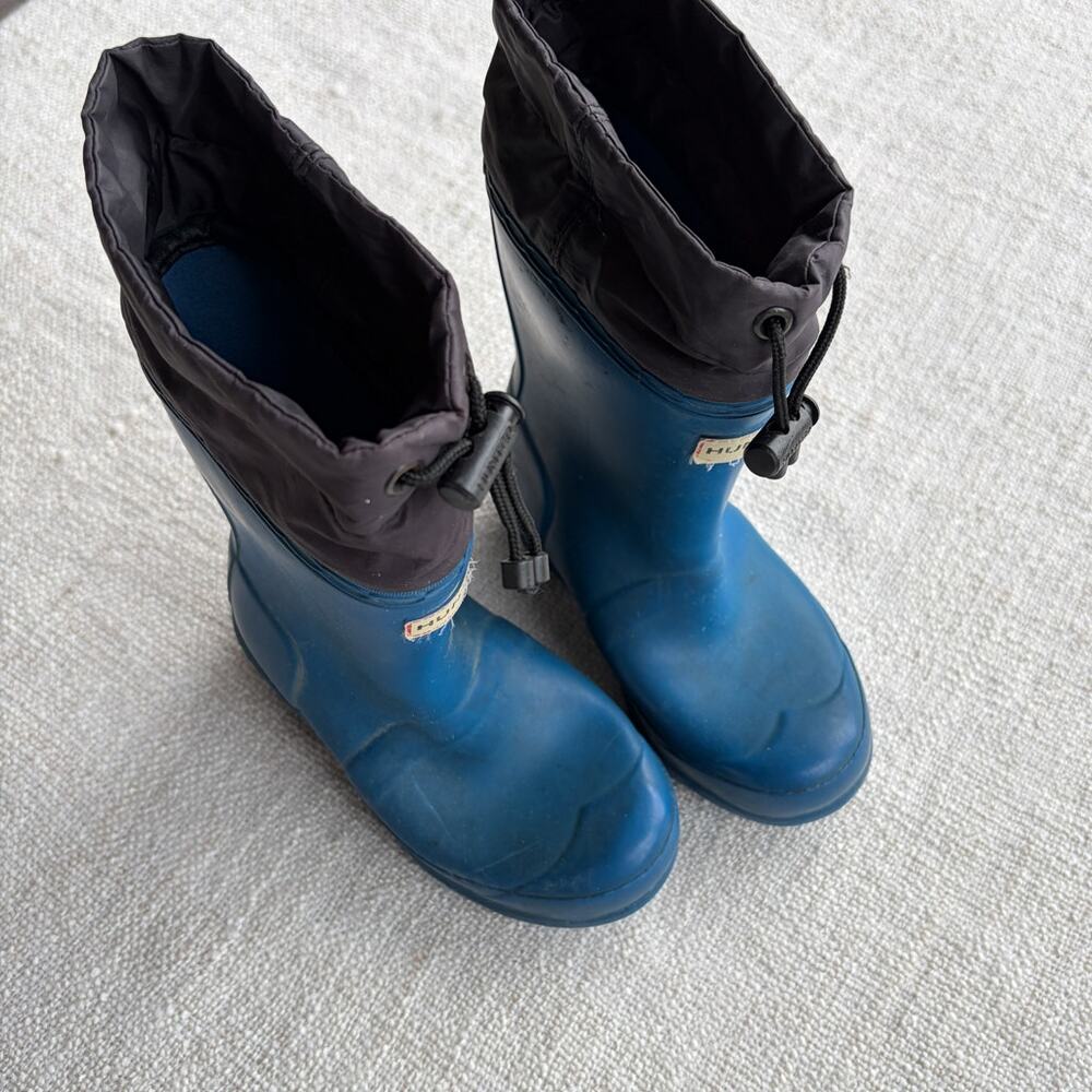 Hunter Blue Rain Boots PLAY toddler size 10